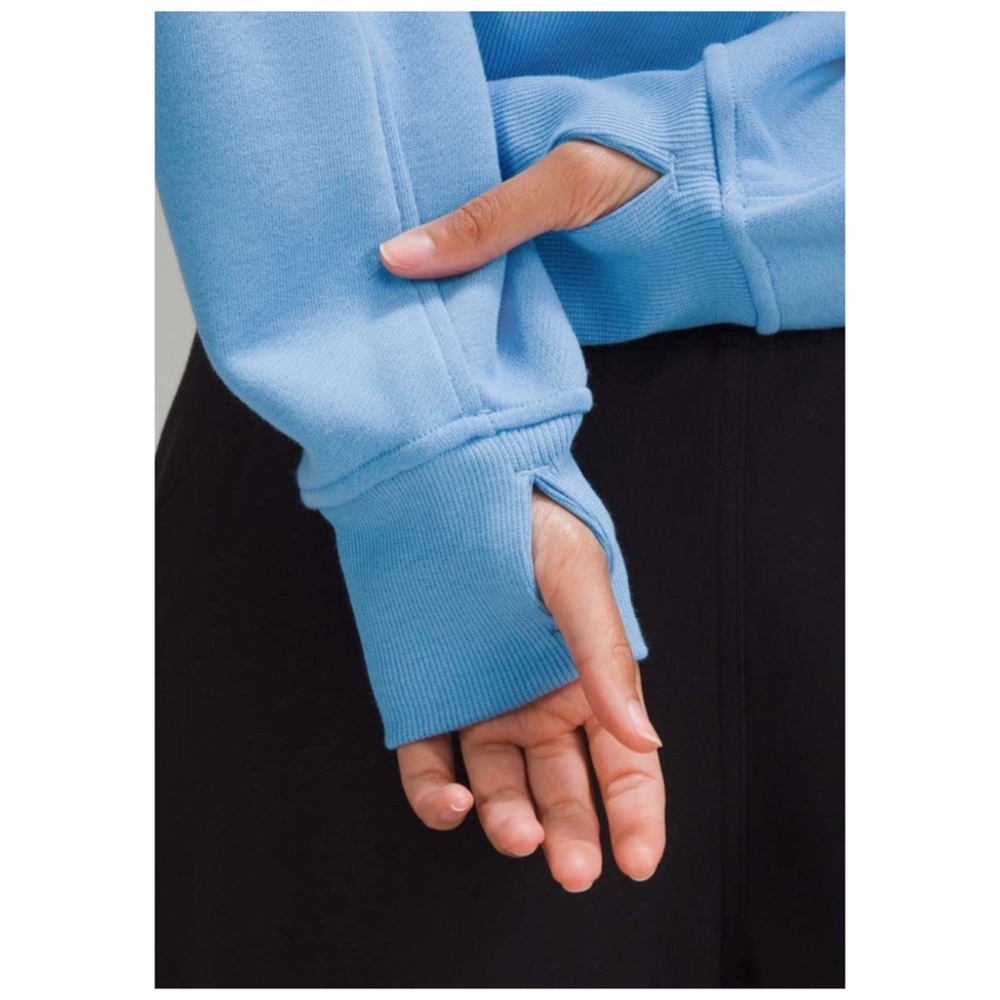 Lululemon Aero Blue Full Zip Scuba Jacket - Picture 6 of 7